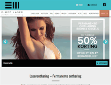Tablet Screenshot of emedlaser.com